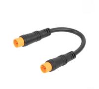 Cable de extensión macho a hembra de 3 pines para control del acelerador de bicicleta eléctrica, 129 mm de longitud, material ABS, compatible con conectores de palanca de cambios de bicicleta