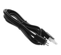Cable de Extensión Negro de Goma y Metal Conductivo | 79 Pulgadas, Transmisión Estable, Radio de Curvatura Optimizado, Amplia Compatibilidad