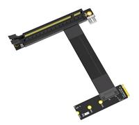 Cable de extensión NGFF Nvme Key M a PCIE X16 Adaptador elevador de tarjeta gráfica 16X PCIE para convertidores 2230 2242 2260 2280 Key M
