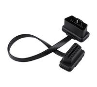 Cable de extensión OBD2, auto auto 16 Pin macho a adaptador de diagnóstico de cable de extensión OBD2 hembra(30cm)