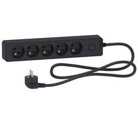 Cable de extensión Odace 5 enchufes con conector 1,5 m ST9351B