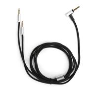 Cable de extensión para auriculares para uso en estudio y personal, cable de audio estéreo auxiliar con conductividad mejorada y blindaje contra