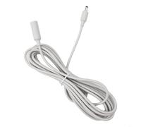 Cable de extensión para ECHO Dot, cable de alimentación de 10 pies compatible con ECHO y para ECHO de 3ª/4ª/5ª generación, conector seguro de 5 mm de profundidad, blanco (blanco)