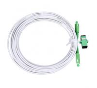 Cable de extensión para módem óptico, cable de conexión SC monomodo blindado con conector de brida, compatible con FTTH, FTTB, FTTP, SC, APC