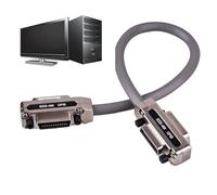 Cable de extensión para monitor de ordenador genérico | Cables IEEE-488 1/1,5/2 m con metálica - Cable IEEE-488 GPIB Adaptador de conector metálico Plug and Play para hombres y mujeres, 1 m., Se