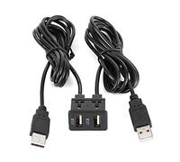 Cable de Extensión para Montaje en Automóvil de 1,5 M, KIMISS Cable de Extensión USB para Automóvil Adaptador de Cable para Tablero Cable de Descarga para Montaje en Automóvil de