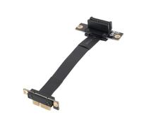 Cable de extensión PCI Express con ángulo de 90 grados, cable flexible de alta velocidad para conversión 1X a 1X, cable elevador PCIe con conector
