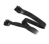 Cable de extensión PCIe de 18 pines a 6 + 2 pines PCIE, conector con funda para Corsair AX1600i (titanio) MOOKEENONE