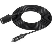 Cable de Extensión Polvo 2M: Nizirioo Cable Alargador con 15A Fusible, Toma de Encendedor de Coche para Auto Encendedor Enchufe Cable Neveras de Viaj Conectar al Cenicero del Coche