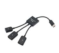 Cable de extensión portátil de 20 cm para múltiples dispositivos, transferencia de datos de alta velocidad y centro de carga de coordenadas de datos de concentrador pequeño