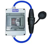 Cable de extensión + protector del motor, goma H07BQ-F 3G2,5mm2 azul - 1-25m