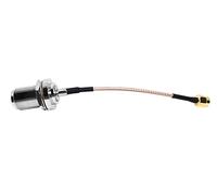 Cable de extensión RG142 Impermeable N Hembra a Macho de Baja pérdida for amplificadores de células - Cable coaxial de 50 ohmios, 6 pies