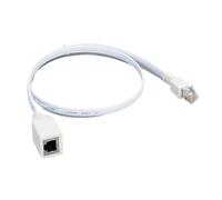 Cable de extensión RJ12 6P6C macho a hembra macho (6P6C) a cable plano de extensión RJ12 hembra (6P6C)
