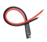 Cable de extensión SAE para panel solar de 36 V para conectores de alimentación de cobre de 10 AWG 5,31 mm² con aislamiento de PVC, celda automotriz de 30 cm