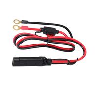Cable de extensión SAE - Tubo de cable flexible de 2 pines, salida estable, conexión fácil para coche, moto | Extensión de terminal SAE junta tórica para batería externa, panel solar, kit