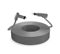 Cable de Extensión Satélite con Transmisión de 1200Mbps Resistente Al Agua IP68 para Satélite Rectangular V2, Material de PVC, Instalación Interior/Exterior (150 PIES (46 M))