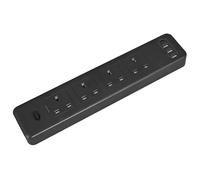 Cable De Extensión Sealey 2.6M 4 X 230V + 2 X USB Enchufes - Negro EL34USBB