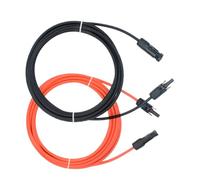 Cable de extensión solar, cable de panel solar flexible, Sturdy Various Cords Lengths, 39,37 pulgadas estable diseño, UV Resistant Protective Wire for Rvs, Boats, Photovoltaic Systems