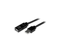 Cable de extensión USB 2.0 activo - STARTECH - 5 m - Negro