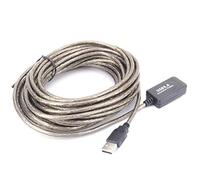 Cable de Extensión USB 2.0 Macho a Hembra de 10 M | Calidad de señal activa, hasta 10 metros, disposición flexible, compatible con USB 1.1
