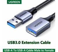 UGREEN Cable Alargador USB 3.0 Extension Tipo A Macho a Hembra Extensor 5 Gbps para Ordernador, Disco Duro Externo, Impresora, Ratón, Teclado, Hub, Pendrive, Mando de PS3, VR Gafas (1M)