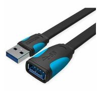 Cable Alargador USB 3.0 Vention VAS-A13-B200/ USB Macho - USB Hembra/ 5Gbps/ 2m/ Negro y Azul