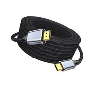 Cable de extensión USB C a DisplayPort 1.4 compatible con cable de transmisión unidireccional de 8K a 60 Hz para computadora, computadora de escritorio, computadora portátil, adaptador de de datos
