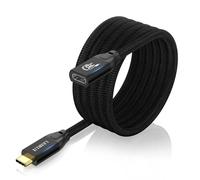 Cable de extensión USB C a USB C de 6.6 pies 20 Gbps USB C 3.2 extensor de nailon tipo C macho a hembra, cable de extensión de transferencia de datos 4K a 60Hz Monitor de video 240W PD Carga rápida