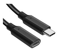 Cable de extensión USB-C a USB-C DLH DY-TU5257B 2 m USB 3.2 Gen 2x2 20 Gbit/s Negro