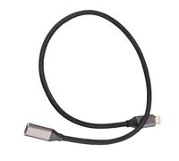 Cable de Extensión USB C, Cable USB C 3.1 Gen 2 Macho a Hembra, Portátil, Duradero, Sincronización de Datos de 10Gbps, Salida de Vídeo 4K 60Hz para Muelles (0,5 m/19,7 Pulgadas)