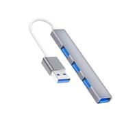 Cable de extensión USB C de aluminio con divisor USB C USB MALE TO 3X USB 2.0 + 1X USB 3.0 para teclado de computadora portátil
