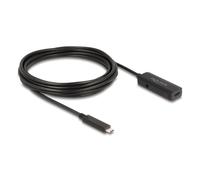 Cable de extensión USB-C DeLOCK 80028 5 m USB 3.2 Gen 2 10 Gbit/s Negro