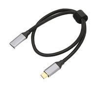 Cable de Extensión USB C, USB C 3.1 Gen 2 Macho a Hembra USB C3.1 Cable de Extensión, Carga de 100 W/sincronización de Datos de 10 Gbps, Salida de Video 4K, para Concentradores USB C, (0,5 m/19,7