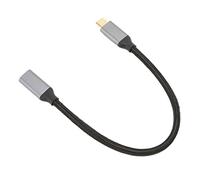 Cable de Extensión USB C, USB C 3.1 Gen 2 Macho a Hembra USB C3.1 Cable de Extensión, Carga de 100 W/sincronización de Datos de 10 Gbps, Salida de Video 4K, para Concentradores USB C, (0,25 m)