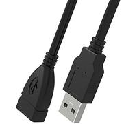 Cable de extensión USB macho a hembra de 3.3 pies para JLab Go AiPopSport, JLab Epic Air ANCSport ANC, JLab JBuds AirSportEjecutivoPlay GamingANC inalámbrico Bluetooth auriculares adaptador de