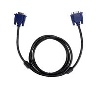 Cable de extensión VGA macho a macho de 1,5 metros de largo para conectar la computadora a dispositivos de visualización. Transferencia de video de