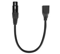Cable de extensión XLR a RJ45 con cubierta de PVC flexible, cable DMX para transmisión de señal, diseño plug and play con cierre giratorio,