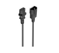 Cable de extensor Ewent EW1914 Schuko IEC C13 3m Negro