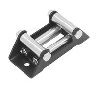 Cable de feria con rodillo de cabrestante, feria de acero con rodillo de resistencia de 4 vías, resistencia a la tracción de 4500 lb, rodillo h para cabrestante eléctrico, con