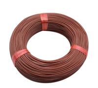 cable de fibra de carbono aislado Cable de calefacción por infrarrojos for suelo radiante, 100 metros, 33 ohmios/m, bobina de alambre calefactor de carbono eléctrico de 3,0 mm