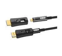 Cable De Fibra Óptica 8K HDMI 2.1 De 100 M, Tipo A A D, Micro HDMI De Un Solo Cabezal Desmontable, Cable De Alta Velocidad De 120 Hz Y 48 Gbps For Decodificador De TV HD.(HDMI2.1-8K,20m)