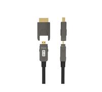 Cable De Fibra Óptica 8K HDMI 2.1 Desmontable Tipo D Activa 8K@60Hz 4K@120Hz 48Gbps Compatible For RX 7900/7800 RTX 4090/4070(10m)