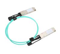 Cable de fibra óptica activa de alta velocidad, 40 Gbps, QSFP+ a QSFP+, 1 m, color azul. Reemplazo compatible para Cisco, Huawei, H3C, Juniper, HP,
