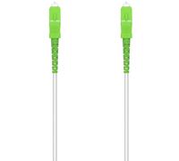 Cable de Fibra Óptica G657A2 3.0 9/125 Blanco (1 metro) - AISENS