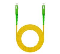 Nanocable Cable de fibra óptica 10.20.0000-100 SC/APC a SC/APC Monomodo Simplex LSZH 100 m Amarillo
