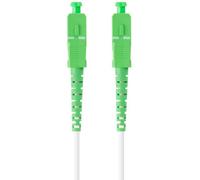 Latiguillo fibra optica sc - apc lanberg 5m mono simplex g657b3 lszh blanco