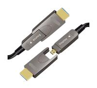 Cable De Fibra Óptica HDMI 2.1 8K, Desmontable, Tipo A + D, Activa, A 60 Hz, 4K A 120, 48 Gbps For RX 7900/7800 RTX 4090/4070(5m)