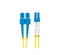 Cable de fibra óptica Lanberg 1 m SC-LC G.657.A1 amarillo