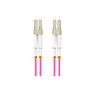 Lanberg latiguillo fibra 1m multi lc/upc-lc/upc duplex om4 50/125 lszh