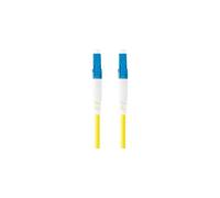 Cable de Fibra Óptica - LANBERG - LONGITUD DE FIBRA 1M - Mono LC/UPC - Simplex G657A1 - Amarillo